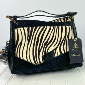 Moda Luxe Calf Hair Satchel